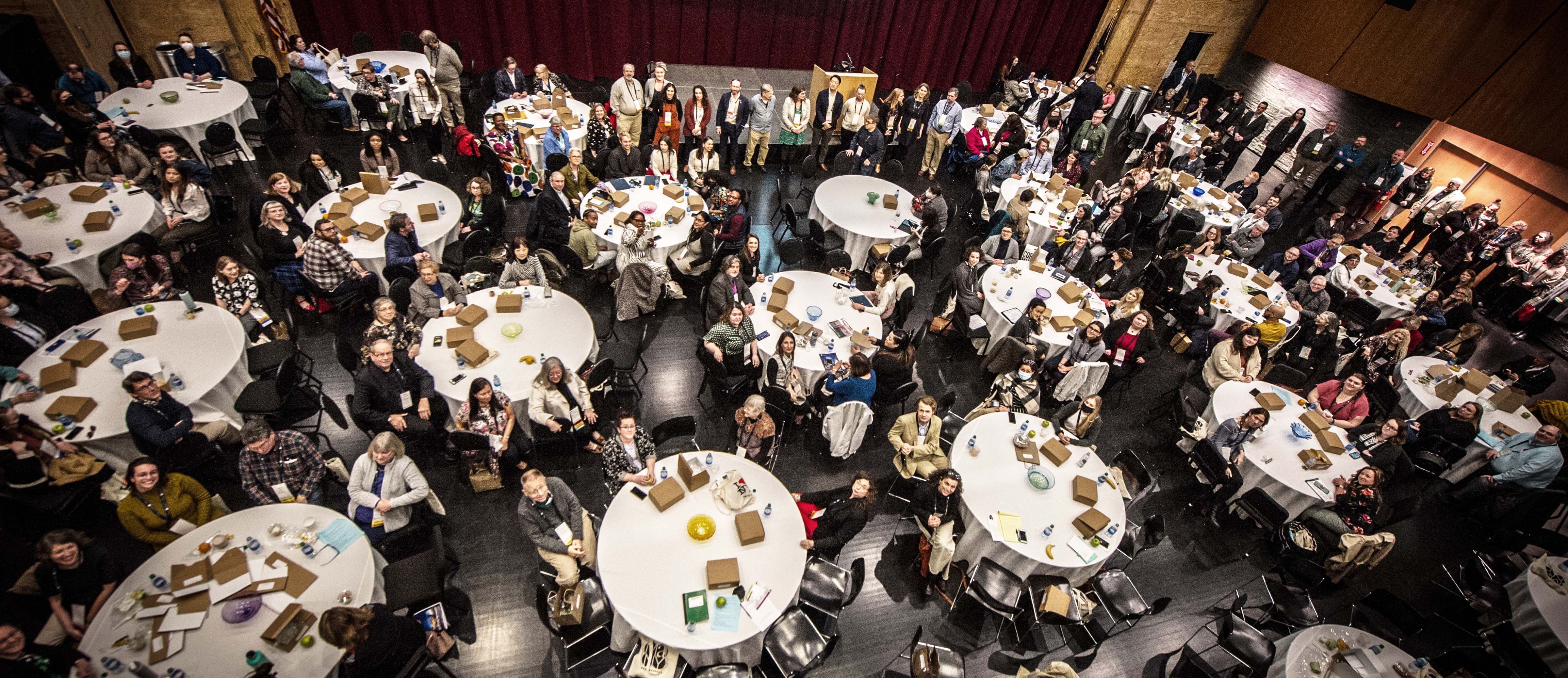 Group photo from the 2022 annual conference in Corning, NY. 